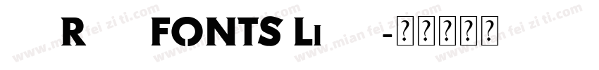 muRata FONTS Light字体转换